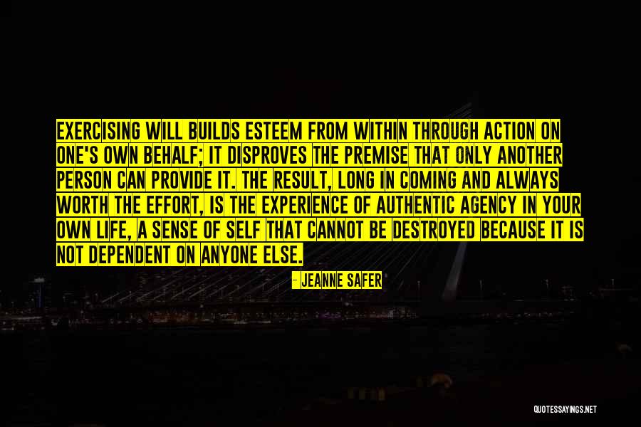 Experience Life Quotes By Jeanne Safer