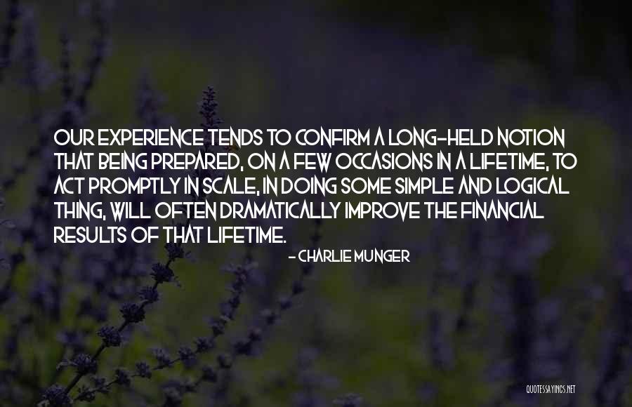 Experience Of A Lifetime Quotes By Charlie Munger Experience Of A Lifetime Quotes By Charlie Munger