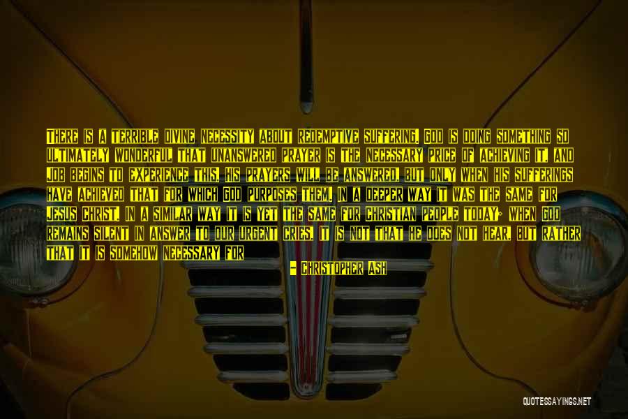 Experience Of Christ Quotes By Christopher Ash