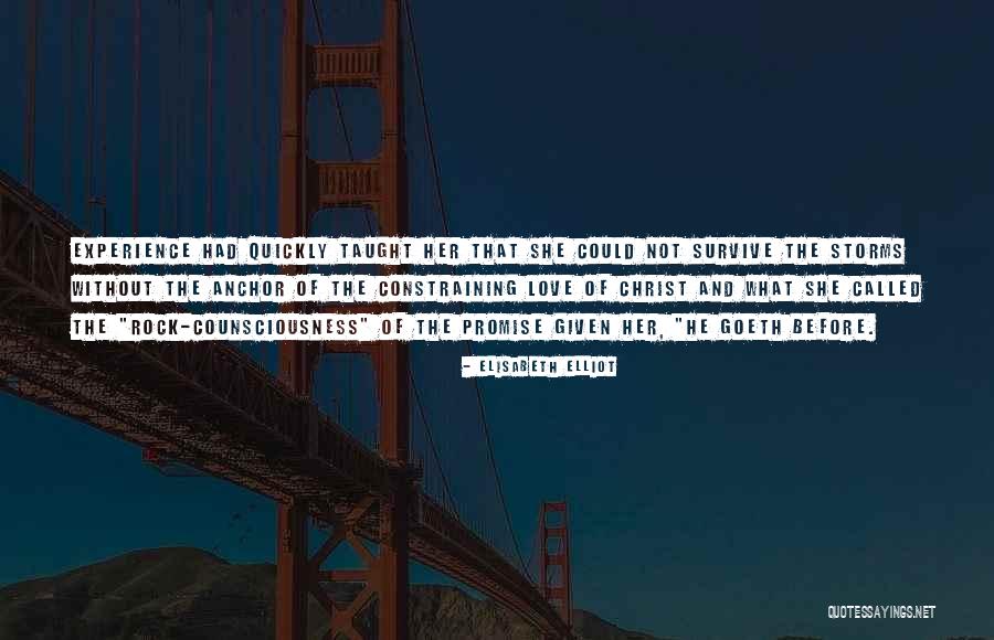 Experience Of Christ Quotes By Elisabeth Elliot