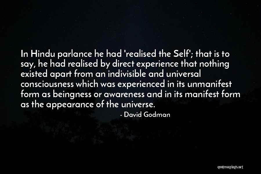 Experience Of Enlightenment Quotes By David Godman Experience Of Enlightenment Quotes By David Godman
