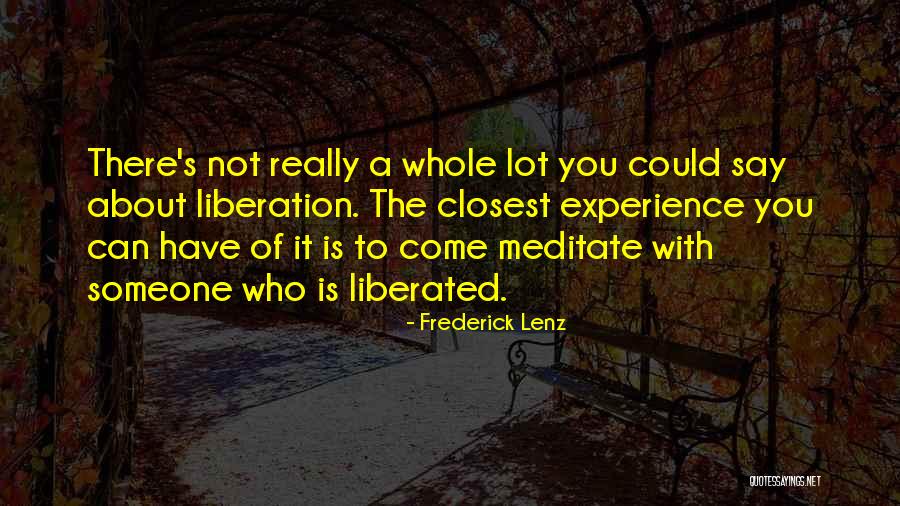Experience Of Enlightenment Quotes By Frederick Lenz Experience Of Enlightenment Quotes By Frederick Lenz