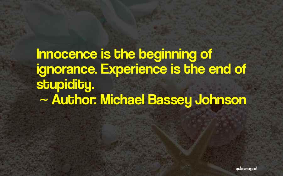 Experience Of Enlightenment Quotes By Michael Bassey Johnson