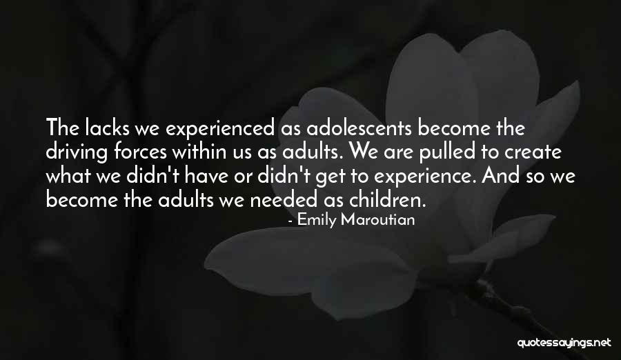 Experience Or Experienced Quotes By Emily Maroutian Experience Or Experienced Quotes By Emily Maroutian