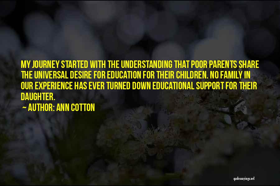 Experience Over Education Quotes By Ann Cotton