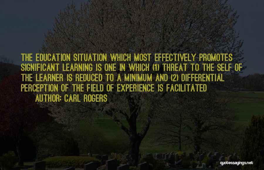 Experience Over Education Quotes By Carl Rogers
