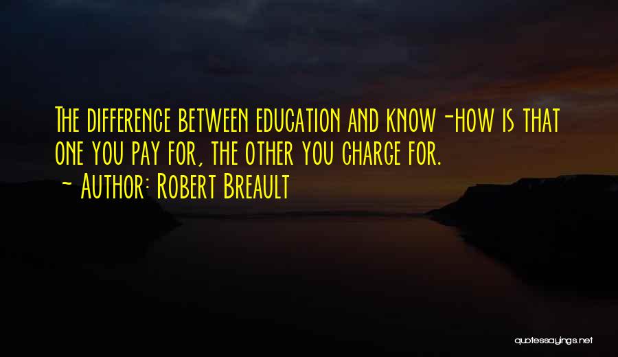 Experience Over Education Quotes By Robert Breault