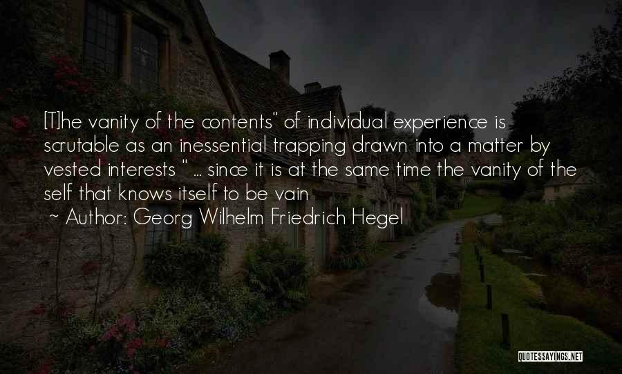 Experience The Quotes By Georg Wilhelm Friedrich Hegel