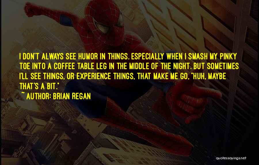 Experience The Things Quotes By Brian Regan