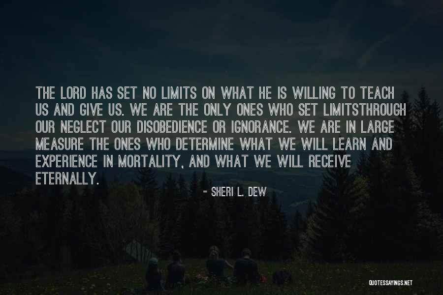 Experience Will Teach You Quotes By Sheri L. Dew Experience Will Teach You Quotes By Sheri L. Dew