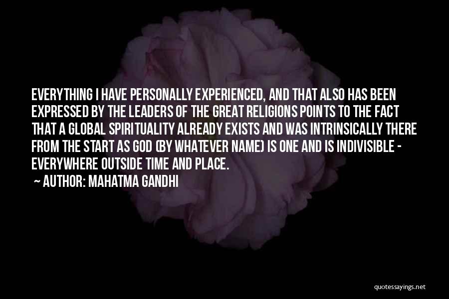 Experienced Leader Quotes By Mahatma Gandhi