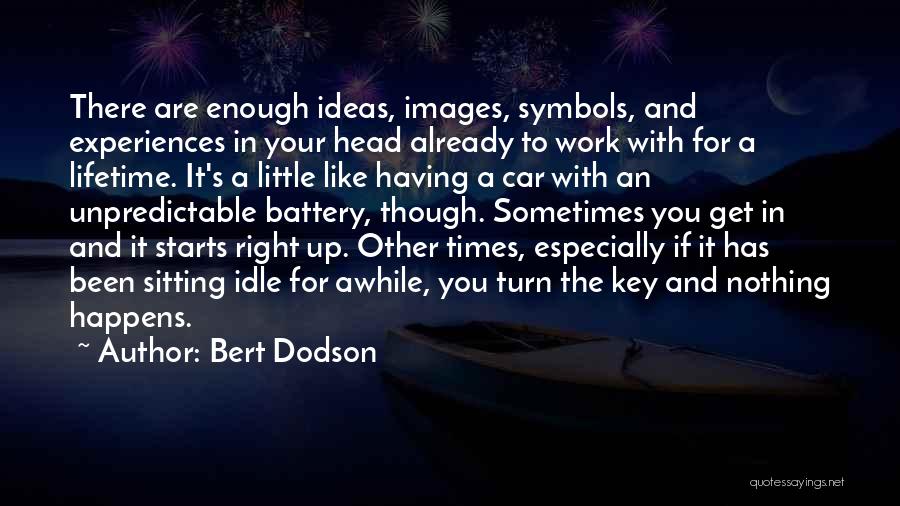 Experiences In Work Quotes By Bert Dodson