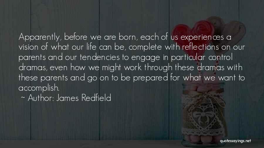 Experiences In Work Quotes By James Redfield