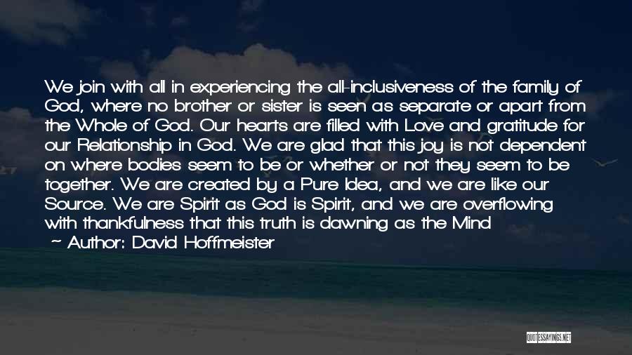 Experiencing God's Love Quotes By David Hoffmeister