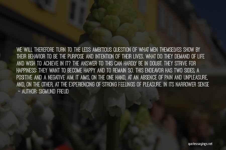 Experiencing Happiness Quotes By Sigmund Freud