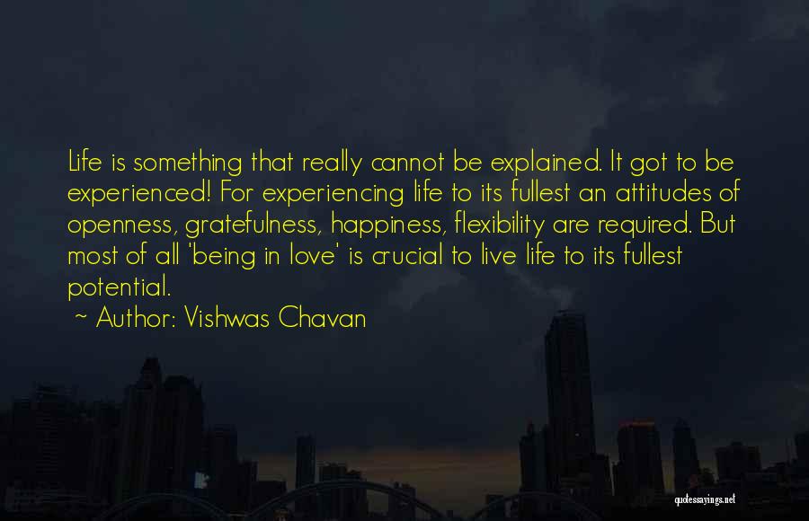 Experiencing Happiness Quotes By Vishwas Chavan