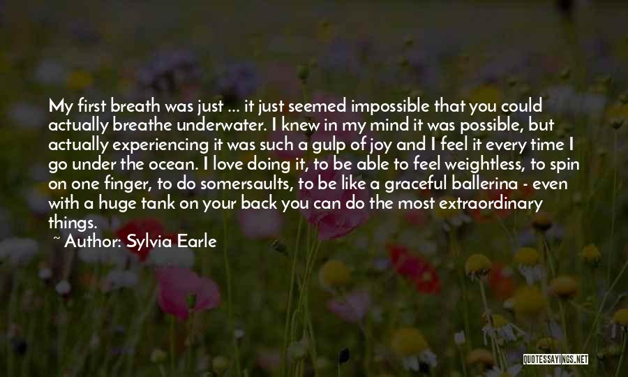 Experiencing Joy Quotes By Sylvia Earle