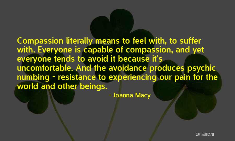 Experiencing Pain Quotes By Joanna Macy