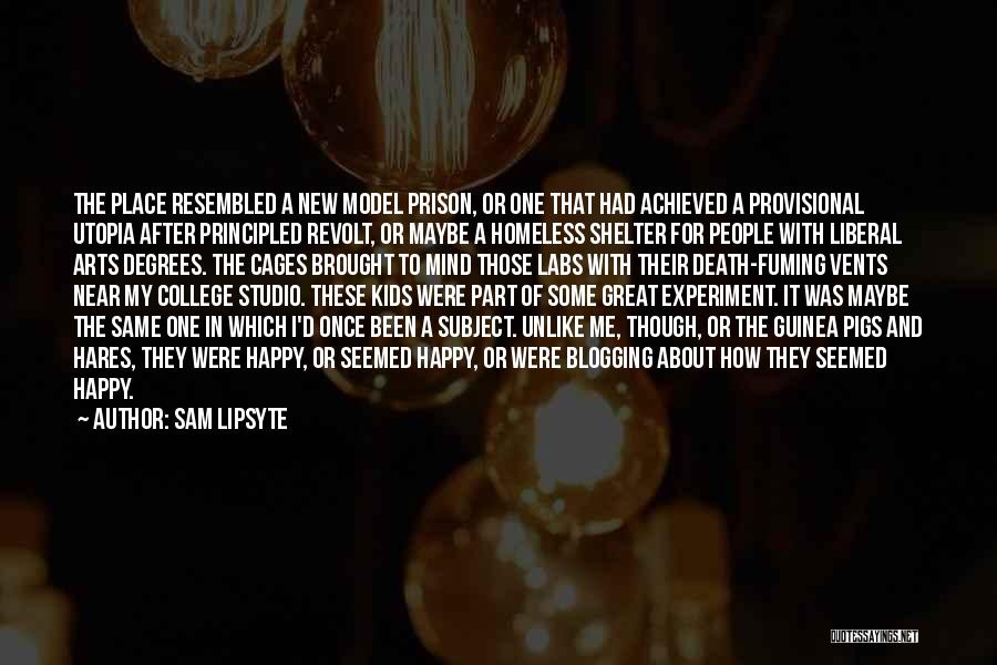 Experiment Quotes By Sam Lipsyte