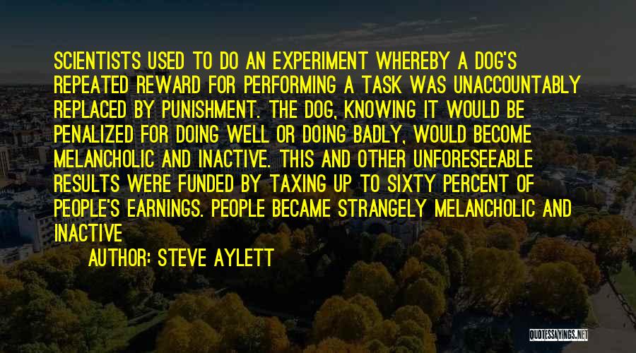 Experiment Quotes By Steve Aylett