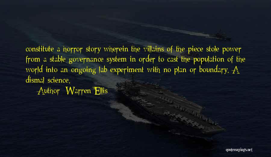 Experiment Quotes By Warren Ellis