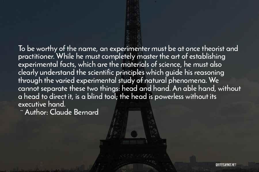 Experimental Art Quotes By Claude Bernard