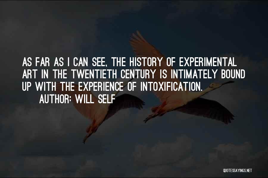 Experimental Art Quotes By Will Self