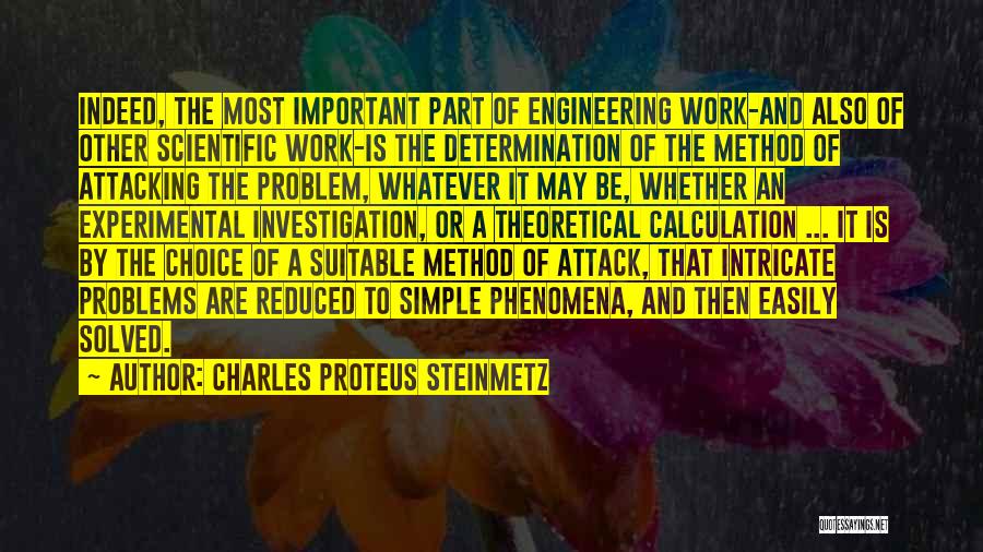 Experimental Method Quotes By Charles Proteus Steinmetz