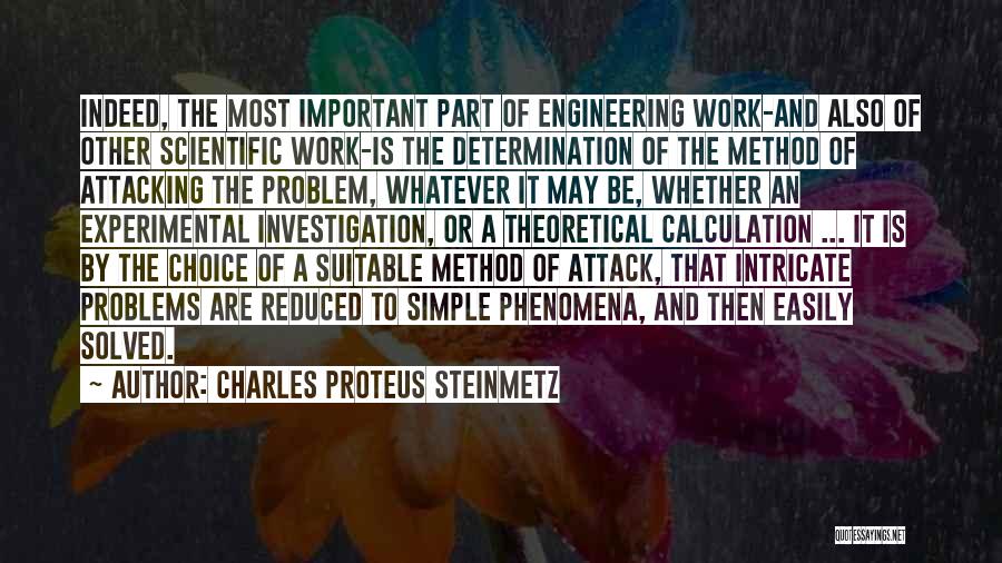 Experimental Work Quotes By Charles Proteus Steinmetz