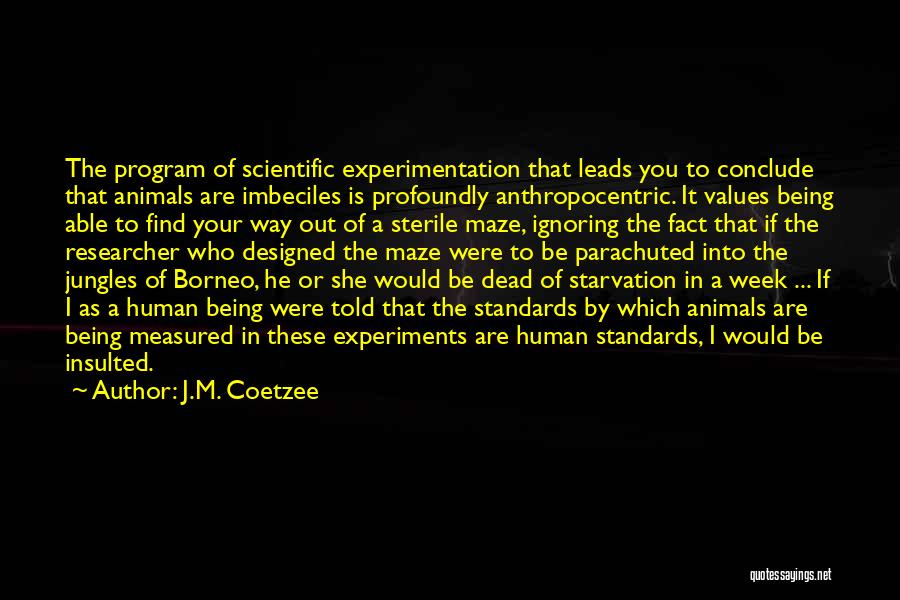 Experimentation Quotes By J.M. Coetzee
