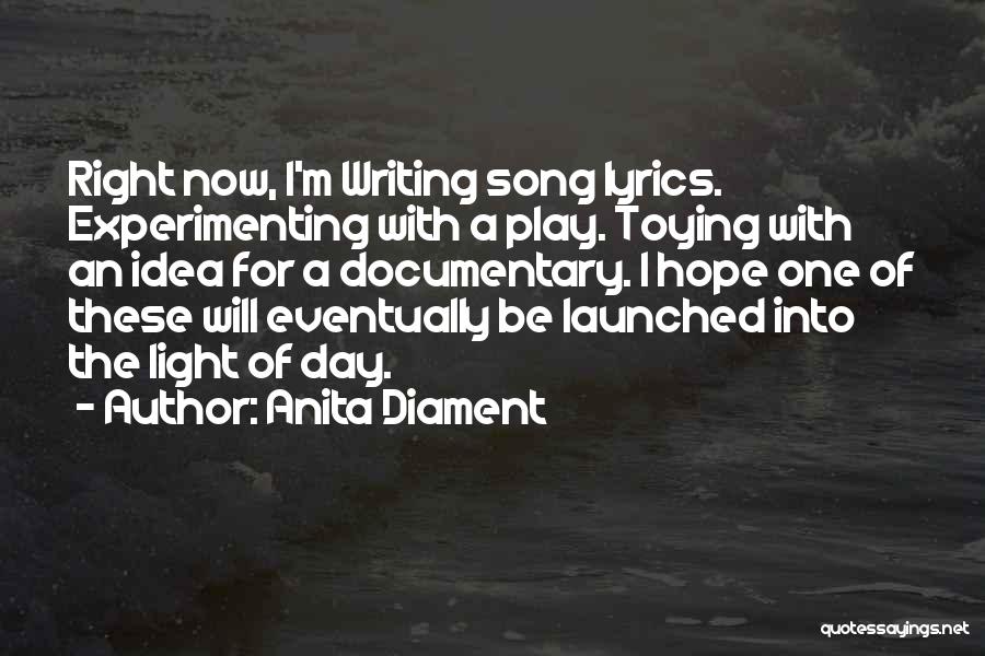 Experimenting Quotes By Anita Diament