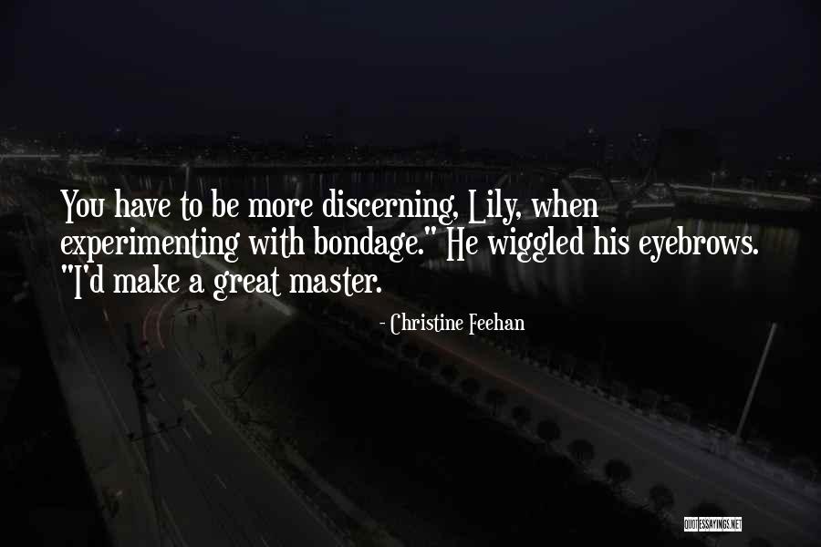 Experimenting Quotes By Christine Feehan