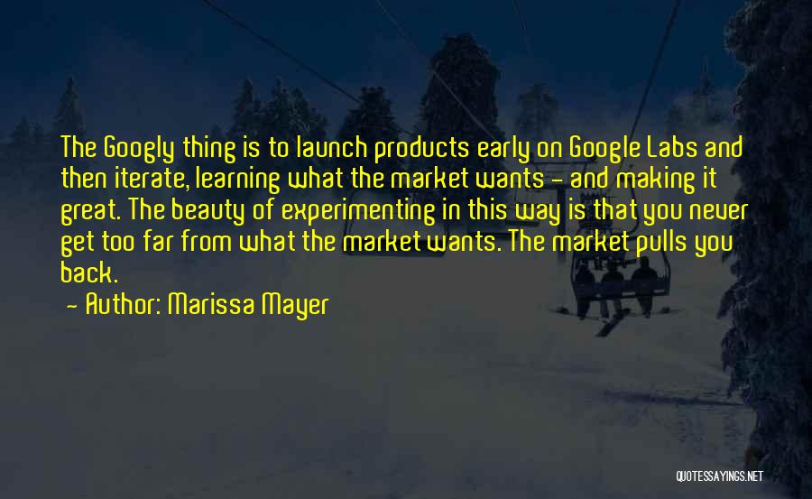 Experimenting Quotes By Marissa Mayer