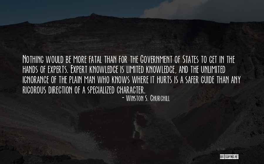 Expert In Nothing Quotes By Winston S. Churchill Expert In Nothing Quotes By Winston S. Churchill