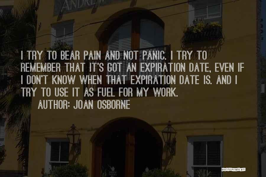 Expiration Date Quotes By Joan Osborne