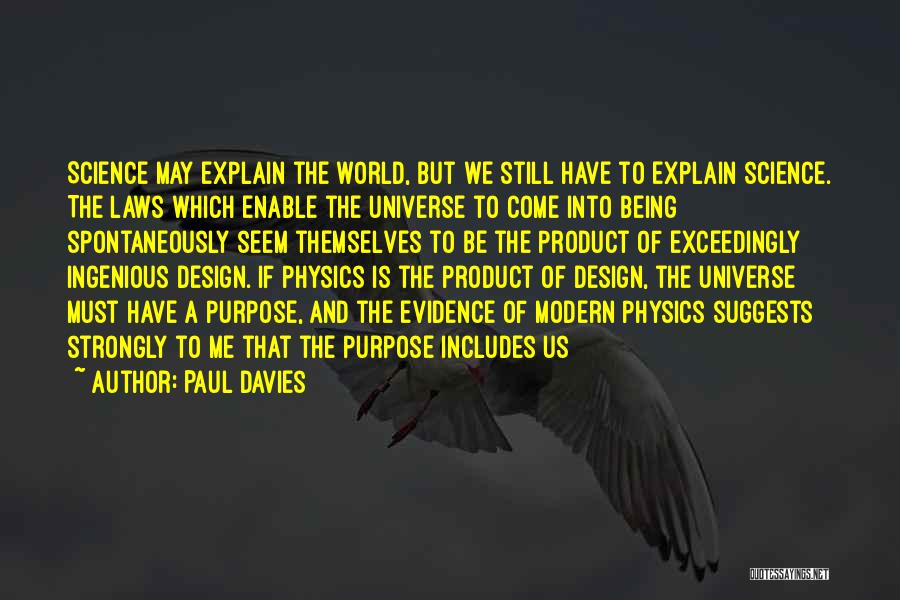 Explain The Quotes By Paul Davies