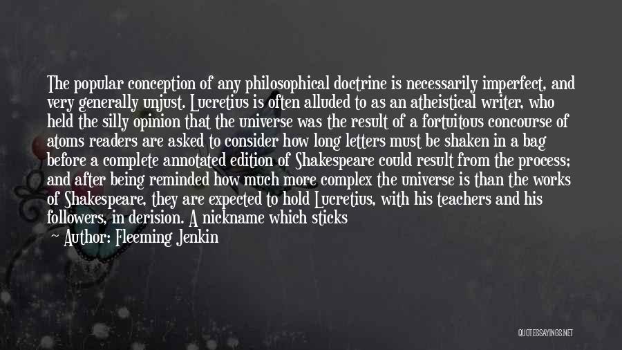 Explanation Of Shakespeare Quotes By Fleeming Jenkin