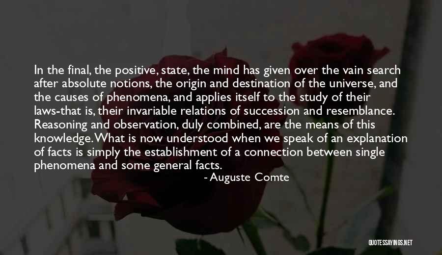 Explanation Of Universe Quotes By Auguste Comte Explanation Of Universe Quotes By Auguste Comte