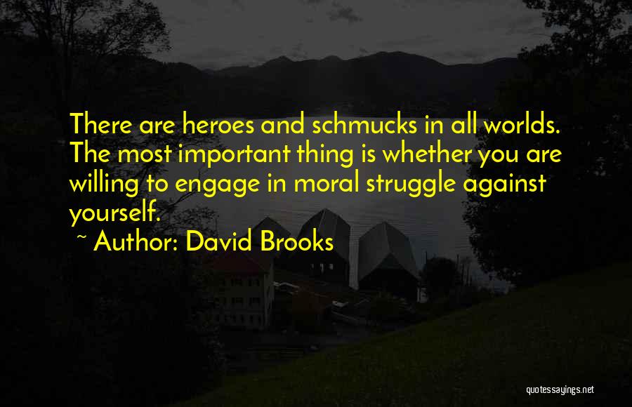 Expletive Language Quotes By David Brooks