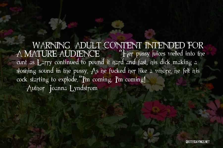 Explode Quotes By Joanna Lyndstrom