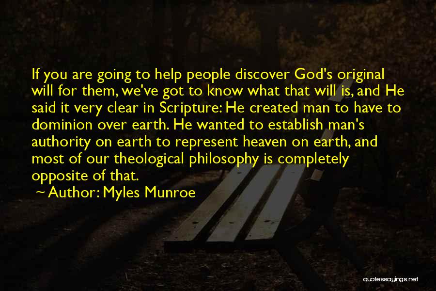 Exploratio Quotes By Myles Munroe