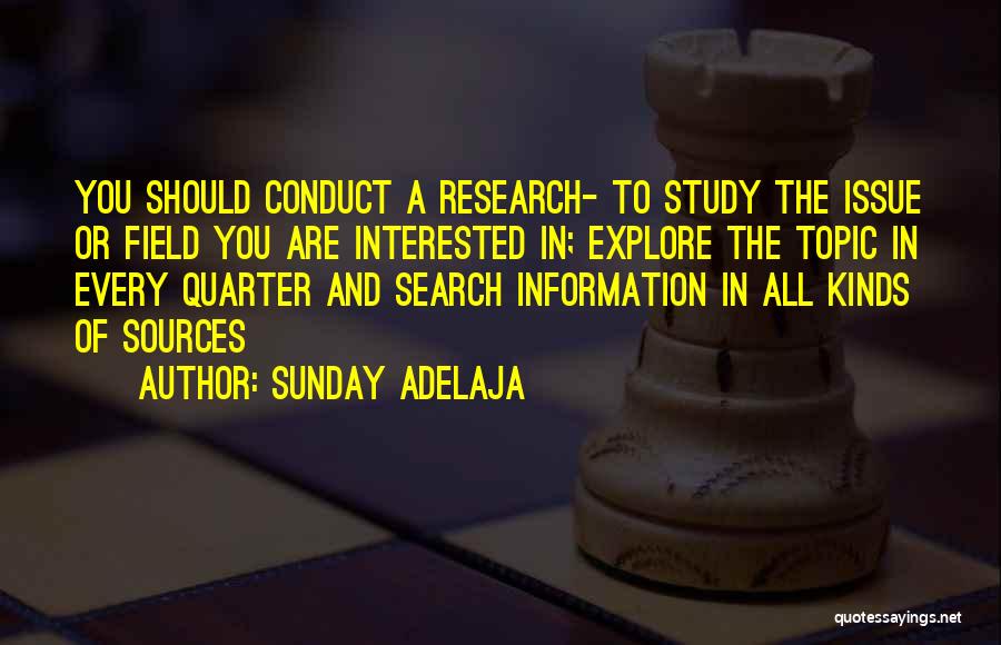 Exploration Of Life Quotes By Sunday Adelaja