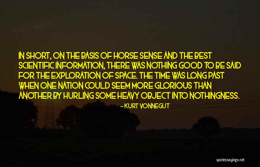 Exploration Of Space Quotes By Kurt Vonnegut