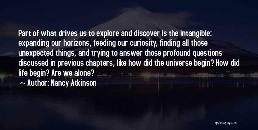 Explore And Discover Quotes By Nancy Atkinson
