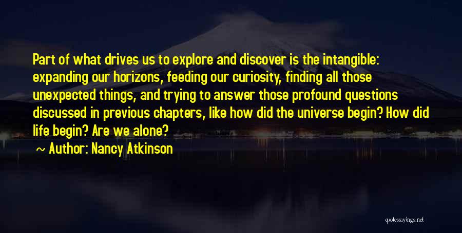 Explore Discover Quotes By Nancy Atkinson