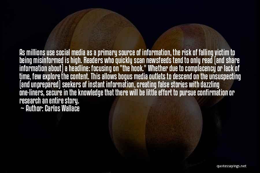 Explore Knowledge Quotes By Carlos Wallace