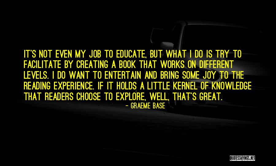 Explore Knowledge Quotes By Graeme Base