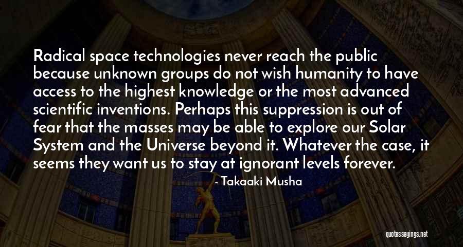 Explore Knowledge Quotes By Takaaki Musha