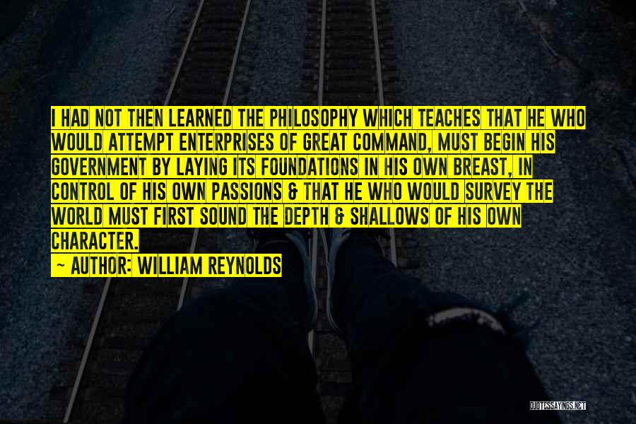 Exploring Quotes By William Reynolds