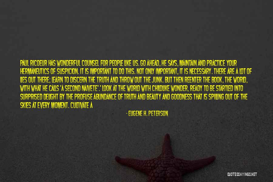 Exploring The World Quotes By Eugene H. Peterson Exploring The World Quotes By Eugene H. Peterson